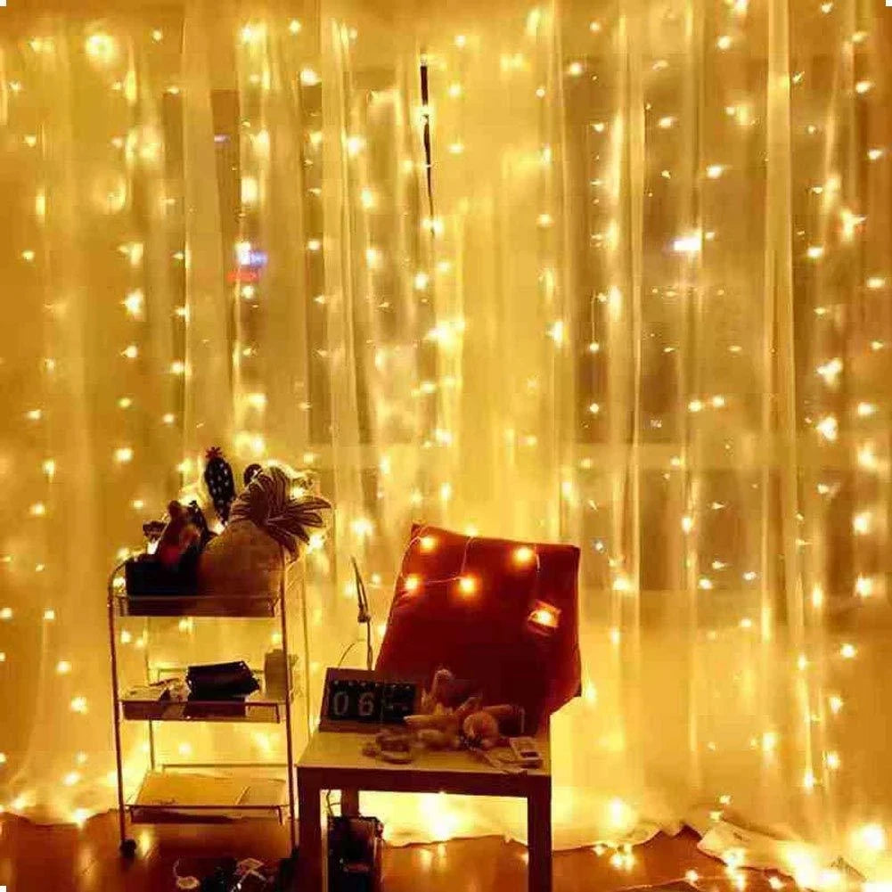 Christmas Light Curtains