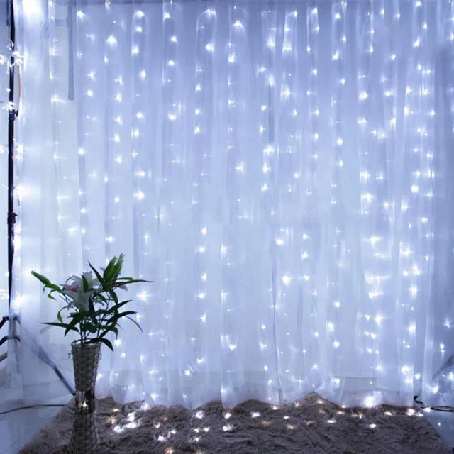 Christmas Light Curtains