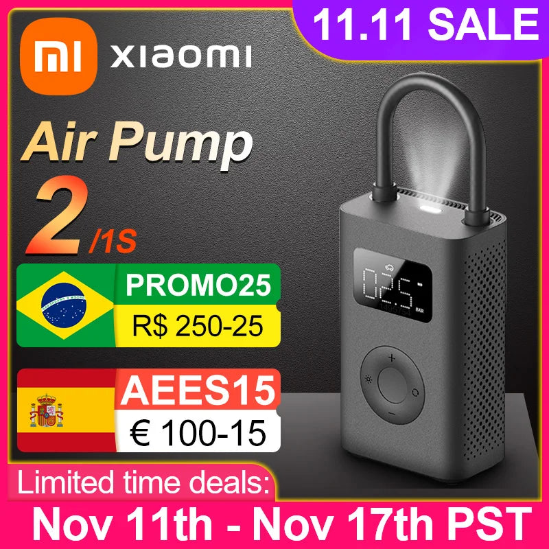 Xiaomi Mini Portable Air Pump 2