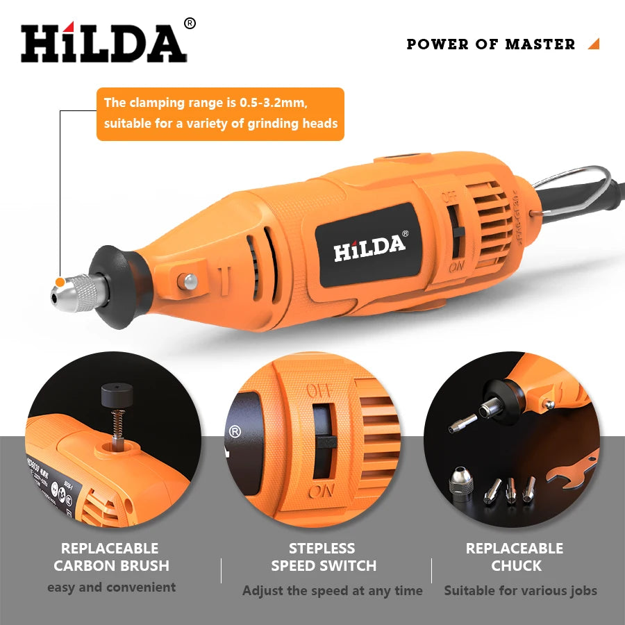 Electric Mini Drill Grinder Kit