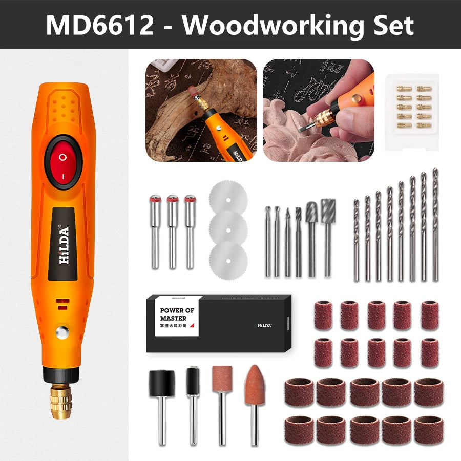 Electric Mini Drill Grinder Kit