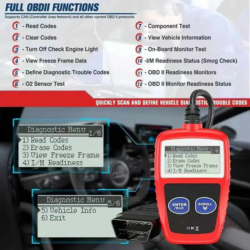 Car Fault Diagnosis Instrument Code Reader