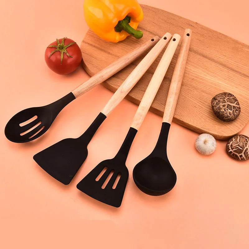 12-Piece Non-Stick Silicone Cooking Tools