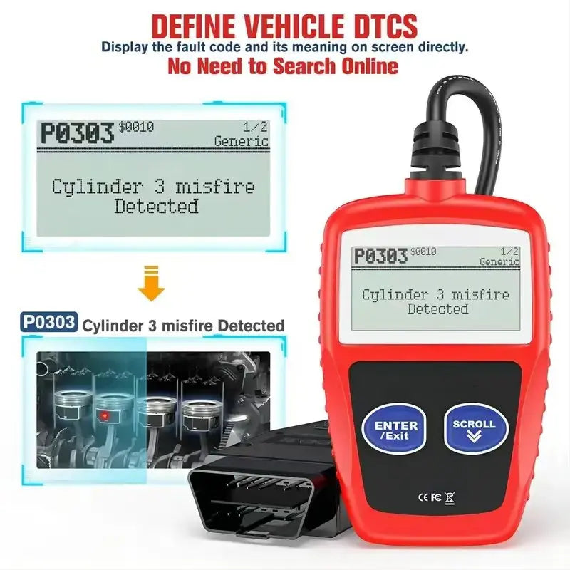 Car Fault Diagnosis Instrument Code Reader