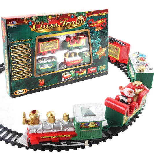 Christmas Realistic Electric Train Set